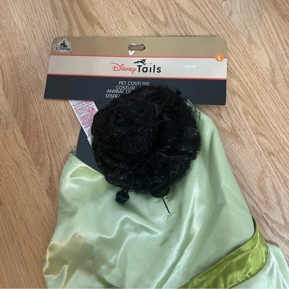Disney Tiana Pet Costume Dress NWT Large Green Princess and the Frog Princess